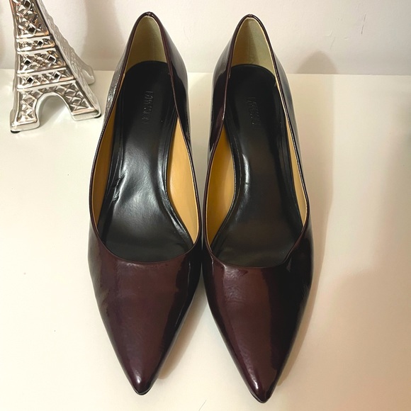 Burgundy heels, excellent conditions, heel 8” - Picture 1 of 5